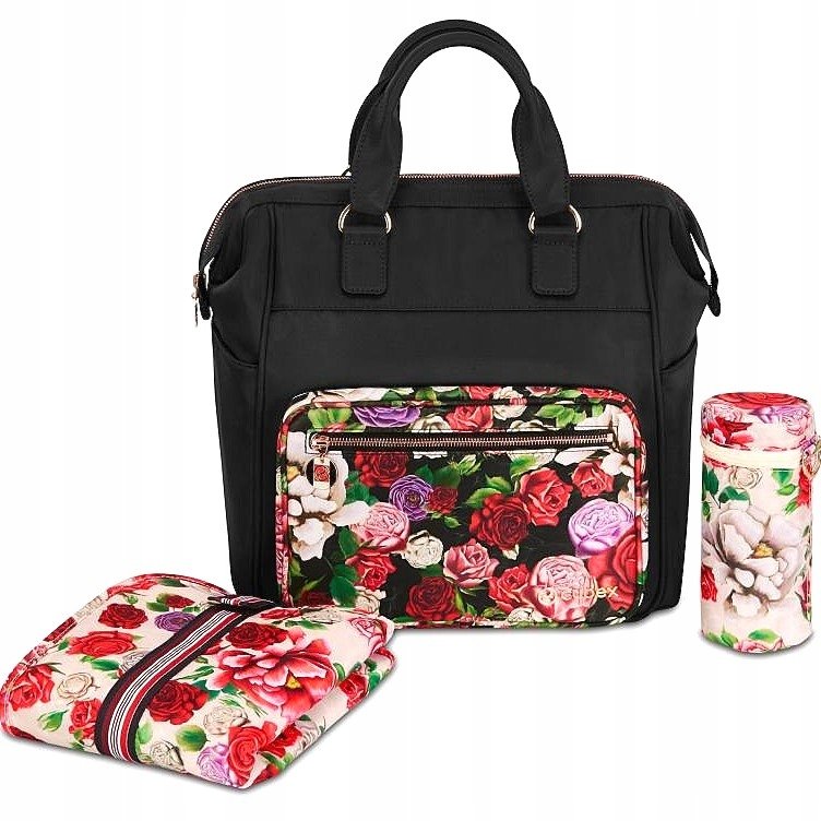 Cybex Torba & Plecak wózka Priam Mios Coya, Spring Blossom Dark Light