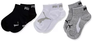 PUMA Bwt Quarter Skarpety Uniseks - dzieci , biały/szary/czarny. , 26 - Skarpetki damskie - miniaturka - grafika 1