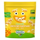 Przekąski dla dzieci - BoboVita Chrupeczki owocowo nadziane mango-banan po 3. roku życia 30 g Bio - miniaturka - grafika 1