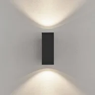 Lampy ogrodowe - Deko-Light Kinkiet zewnętrzny LED ShoreLine Pro Square, możliwość ściemniania, czarny, aluminium, nowoczesny - miniaturka - grafika 1