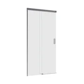 Ścianki i drzwi prysznicowe - Sensea Drzwi prysznicowe przesuwne Neo chromowane 100x200 cm - miniaturka - grafika 1