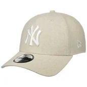 Czapki i chusty sportowe męskie - Czapka 9Forty Linen NY Yankees by New Era, beżowy, One Size - miniaturka - grafika 1