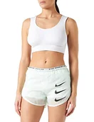 Spodenki damskie - Nike Szorty damskie W Nk Run Dvn Tempo Luxe 2w1 Barely Green/Black XS - miniaturka - grafika 1