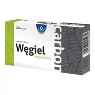 Układ pokarmowy - Węgiel aktywowany 20 kaps. (Oleofarm) - miniaturka - grafika 1