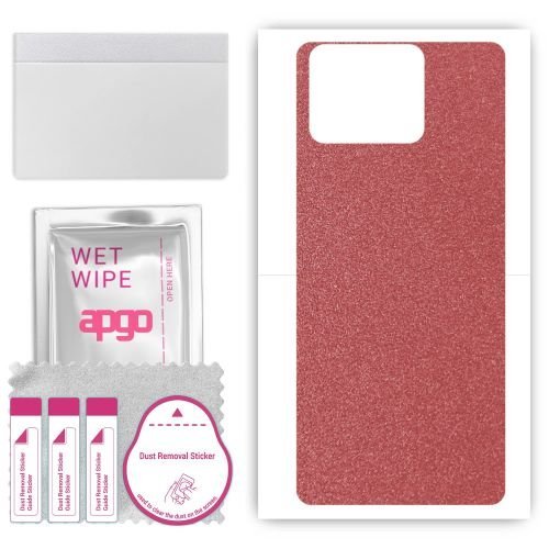 folia naklejka skórka strukturalna na TYŁ do Asus ZenFone 11 Ultra - Różowy Pastel Matowy - apgo SKINS