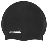 Pływanie - Aqua Speed Markartur Mega czepek czarny - miniaturka - grafika 1
