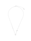 Naszyjniki - Michael Kors Naszyjnik Pave Halo Necklace MKC1208AN040 Srebrny - miniaturka - grafika 1