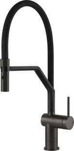 Bateria stojąca GESSI INEDITO Czarny metal sczotkowany PVD 60429#707 - Baterie kuchenne - miniaturka - grafika 1