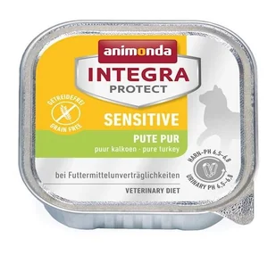 Animonda Integra Protect Sensitive dla kota smak indyk tacka 16x100g - Mokra karma dla kotów - miniaturka - grafika 3