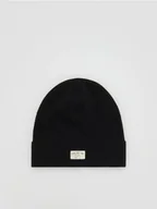 Czapki damskie - Reserved - Czapka z naszywką - czarny - miniaturka - grafika 1