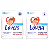 Środki do prania - Lovela Baby hipoalergiczny proszek do prania ubranek niemowlęcych i dziecięcych do kolorów Zestaw 2 x 1.3 kg - miniaturka - grafika 1