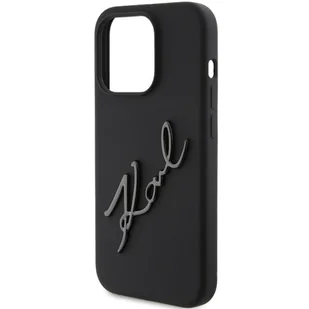 Karl Lagerfeld KLHCP15XSKSBMCK iPhone 15 Pro Max 6.7" czarny/black hardcase Silicone Karl Script - Etui i futerały do telefonów - miniaturka - grafika 6