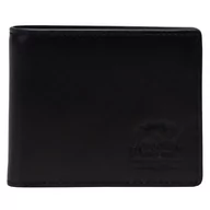 Portfele - Herschel Hank Leather RFID Wallet 11151-00001, Kobieta/Mężczyzna, Portfel, Czarny - miniaturka - grafika 1