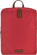 Plecaki - Greenburry plecak nylon 26x30cm "Eva" plecak miejski damski mały czerwony - miniaturka - grafika 1