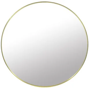 Okrągłe lustro do łazienki/przedpokoju/gardebroby 60cm Złota Rama - Lustra - miniaturka - grafika 1