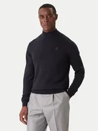 Swetry męskie - KARL LAGERFELD Golf 655002 554399 Granatowy Slim Fit - miniaturka - grafika 1