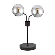 Lampy stojące - Emibig NOVA LN2 BLACK/GRAFIT 1140/LN2 nowoczesna lampka nocna klosze 1140/LN2 - miniaturka - grafika 1