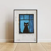 Obrazy i zdjęcia - Plakat - Tęskniący kitek - miniaturka - grafika 1