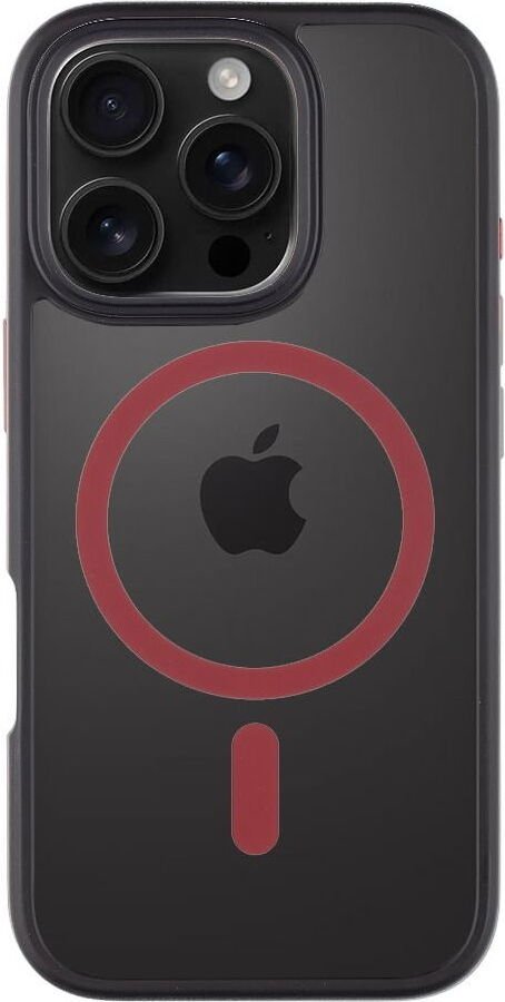 Tactical MagForce Hyperstealth 2.0 Kryt pro iPhone 16 Pro czarny/czerwony