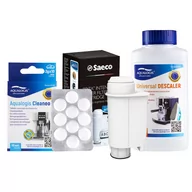 Akcesoria i części do ekspresów do kawy - Zestaw Philips - Filtr Philips Intenza+ CA6702, Uniwersalny Odkamieniacz 250ml, Cleaneo - miniaturka - grafika 1