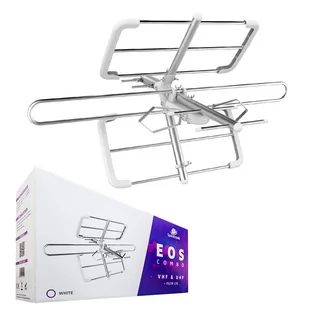 Antena Dvb-T2 Spacetronik Eos Combo White Aktywna Darmowa Telewizja Dziesiątki Kanałów - Anteny TV - miniaturka - grafika 1