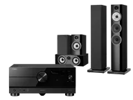 Kino domowe - Yamaha RX-A6A (czarny) + 704 S3 (czarny) + 707 S3 (czarny) + HTM72 S3 (czarny) - miniaturka - grafika 1