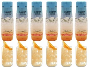 6x SYROP KONCENTRAT POMARAŃCZA MANGO ZERO DO SODASTREAM 9L NAPOJU z 440ml - Syropy i koncentraty owocowe - miniaturka - grafika 1