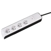 Listwy zasilające - Hama Listwa zasilająca LISTWA PRZEPIĘCIOWA "PREMIUM&quot 4GN 1,5M (441373460000) - miniaturka - grafika 1