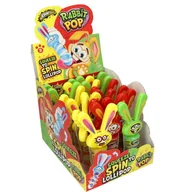 Gumy do żucia, lizaki, dropsy - JOHNY BEE LIZAK KRĘCONY RABBIT POP 16x23g - miniaturka - grafika 1