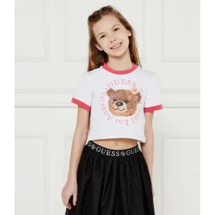 Guess T-shirt Cropped Fit - Koszulki męskie - miniaturka - grafika 1