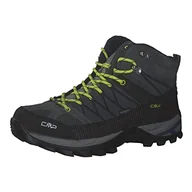 Buty trekkingowe męskie - CMP Męskie buty trekkingowe Rigel Mid Wp Walking, szare/niebieskie, 46 EU, Szary B Blue, 46 EU - miniaturka - grafika 1