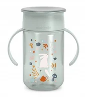 Kubki dla dzieci - SUAVINEX - 402793-KUBEK TRENINGOWY 360* 340ML/NIEKAPEK/12M+/MIĘTOWY/WONDERLAND - miniaturka - grafika 1