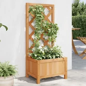 Donice - Donica z trejażem, brązowa, lite drewno jodłowe Lumarko! - miniaturka - grafika 1