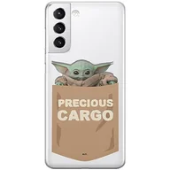 Etui i futerały do telefonów - ERT GROUP etui na telefon Samsung S21 PLUS, case oryginalny i oficjalnie licencjonowany przez Star Wars, wzór Baby Yoda 030, optymalnie dopasowane, plecki z TPU częściowo przeźroczyste - miniaturka - grafika 1