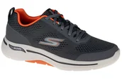 Sneakersy męskie - Skechers Go Walk Arch Fit 216116-CCOR męskie sneakersy szare - miniaturka - grafika 1