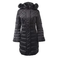 Płaszcze damskie - Damski Płaszcz pikowany zimowy GUESS LOLIE DOWN JACKET W2BL61WEX52-JBLK – Czarny - miniaturka - grafika 1