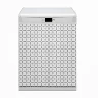 Dekoracje domu - Ozdobna osłona zmywarki Faliste koła 60x80 - miniaturka - grafika 1