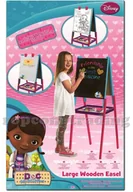 Zabawki kreatywne - DOSIA Duża Drewniana Tablica Sztalugowa Dwustronna Kredowa Mazakowa 3w1 DISNEY - miniaturka - grafika 1