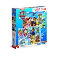 Puzzle - Clementoni Puzzle 2x60 Paw Patrol - miniaturka - grafika 1