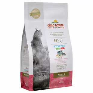 Almo Nature HFC Adult Sterilized, łosoś - 2 x 1,2 kg Dostawa GRATIS! - Sucha karma dla kotów - miniaturka - grafika 1