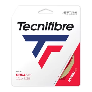 Naciąg tenisowy wielowłóknisty poliestrowy Tecnifibre Duramix 1,35 mm naturalny - Tenis ziemny - miniaturka - grafika 1