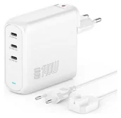 Ładowarki do telefonów - 4smarts GaN Flex Pro 140W 3xUSB-C biały 544140 - miniaturka - grafika 1