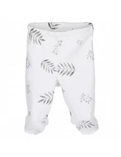 Yosoy Półśpioch niemowlęcy bawełna organiczna Grey leaves, Rozmiar: 62/68 - Półśpiochy - miniaturka - grafika 1