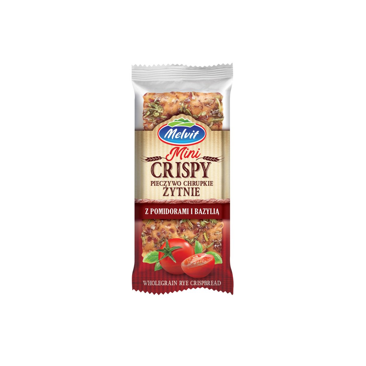 Crispy Pieczywo żytnie z pomidorami i bazylią 30g