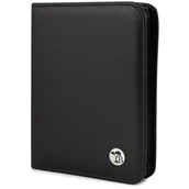 Teczki i aktówki - Czarny Beltimore luksusowy męski biwuar aktówka teczka A5 organizer dla handlowca I62 czarny - miniaturka - grafika 1