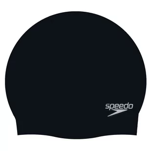 Speedo Moulded Silicone czepek pływacki, czarny, jeden rozmiar 68-709849097_9097_One size - Pływanie - miniaturka - grafika 1