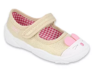 Befado - Obuwie buty dziecięce kapcie pantofle balerinki czółenka dla dziewczynki - 19 - Kapcie damskie - miniaturka - grafika 1