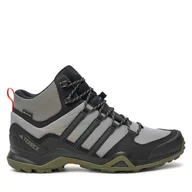 Buty trekkingowe męskie - Trekkingi adidas Terrex Swift R2 Mid GORE-TEX IH2602 Szary - miniaturka - grafika 1