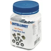 Akcesoria do szaf serwerowych - Intellinet Network Solutions zestaw montażowy (śruba, koszyczek, podk (711081) - miniaturka - grafika 1