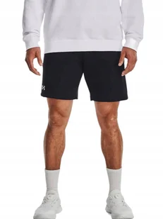 KRÓTKIE SPODENKI UNDER ARMOUR BAWEŁNIANE CZARNE LATO 1379779 001 r. 3XL - Spodenki męskie - miniaturka - grafika 1